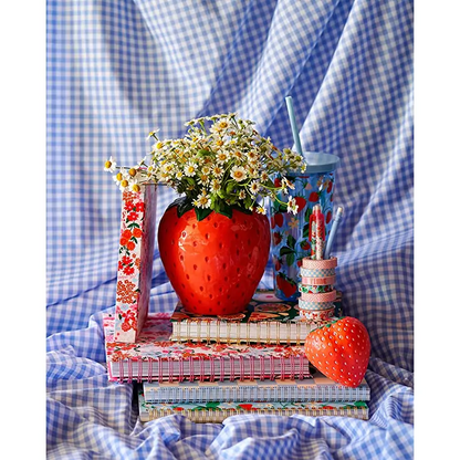 Strawberry Fields Ceramic Vase