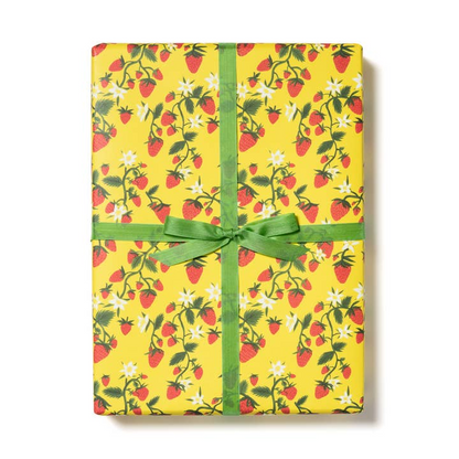 Strawberry Patch Wrapping Paper