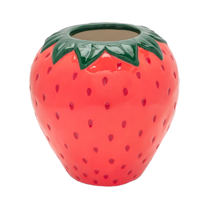 Strawberry Fields Ceramic Vase