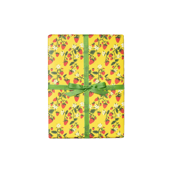 Strawberry Patch Wrapping Paper