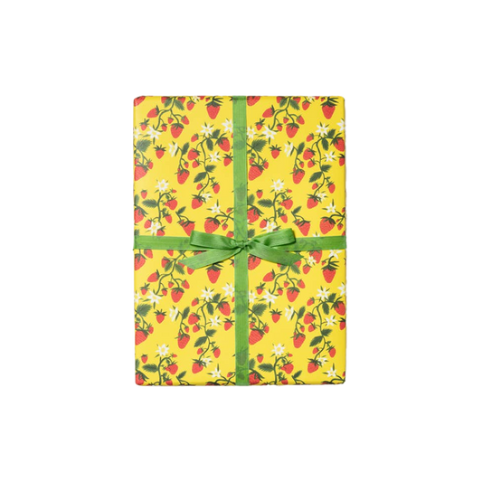 Strawberry Patch Wrapping Paper