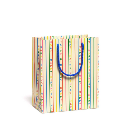 Birthday Stripes Gift Bag