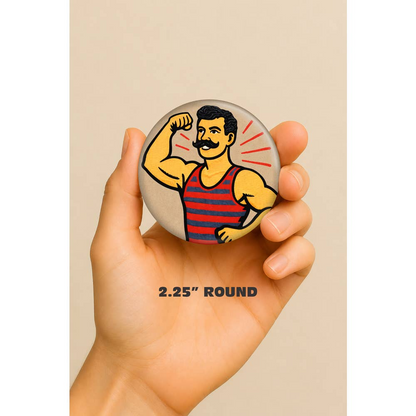 Strong Man Circus Magnet