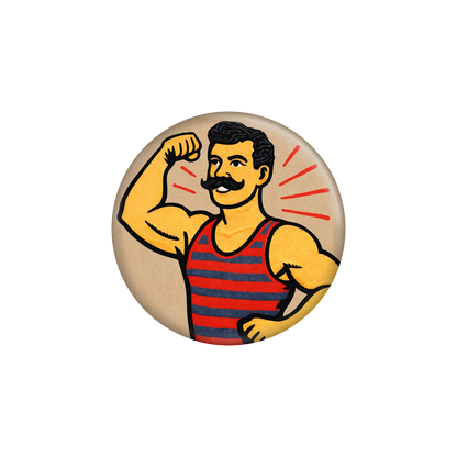 Strong Man Circus Magnet