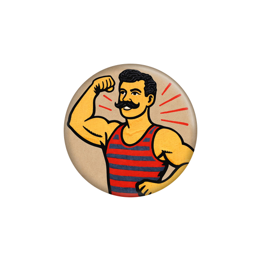 Strong Man Circus Magnet