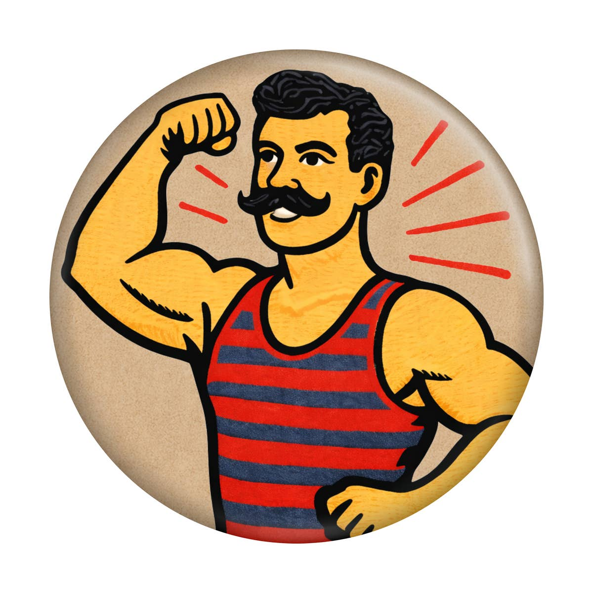 Strong Man Circus Magnet