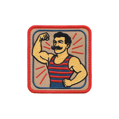 Strong Man Circus Patch