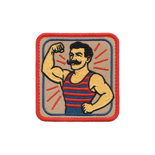 Strong Man Circus Patch