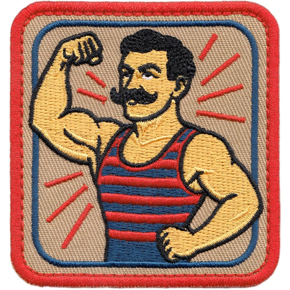 Strong Man Circus Patch