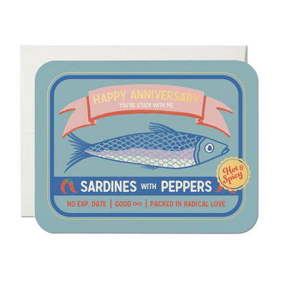 You're Stuck with Me Anniversary Card