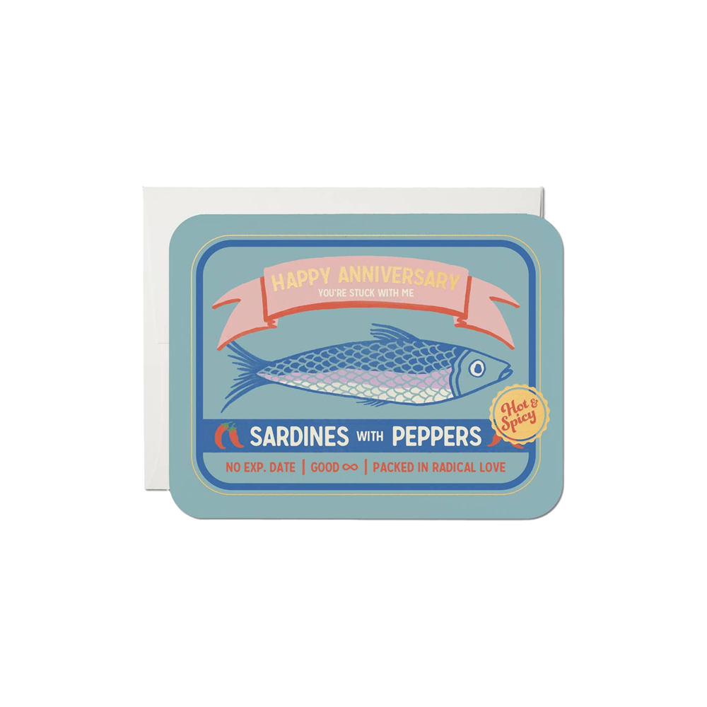 You're Stuck with Me Anniversary Card