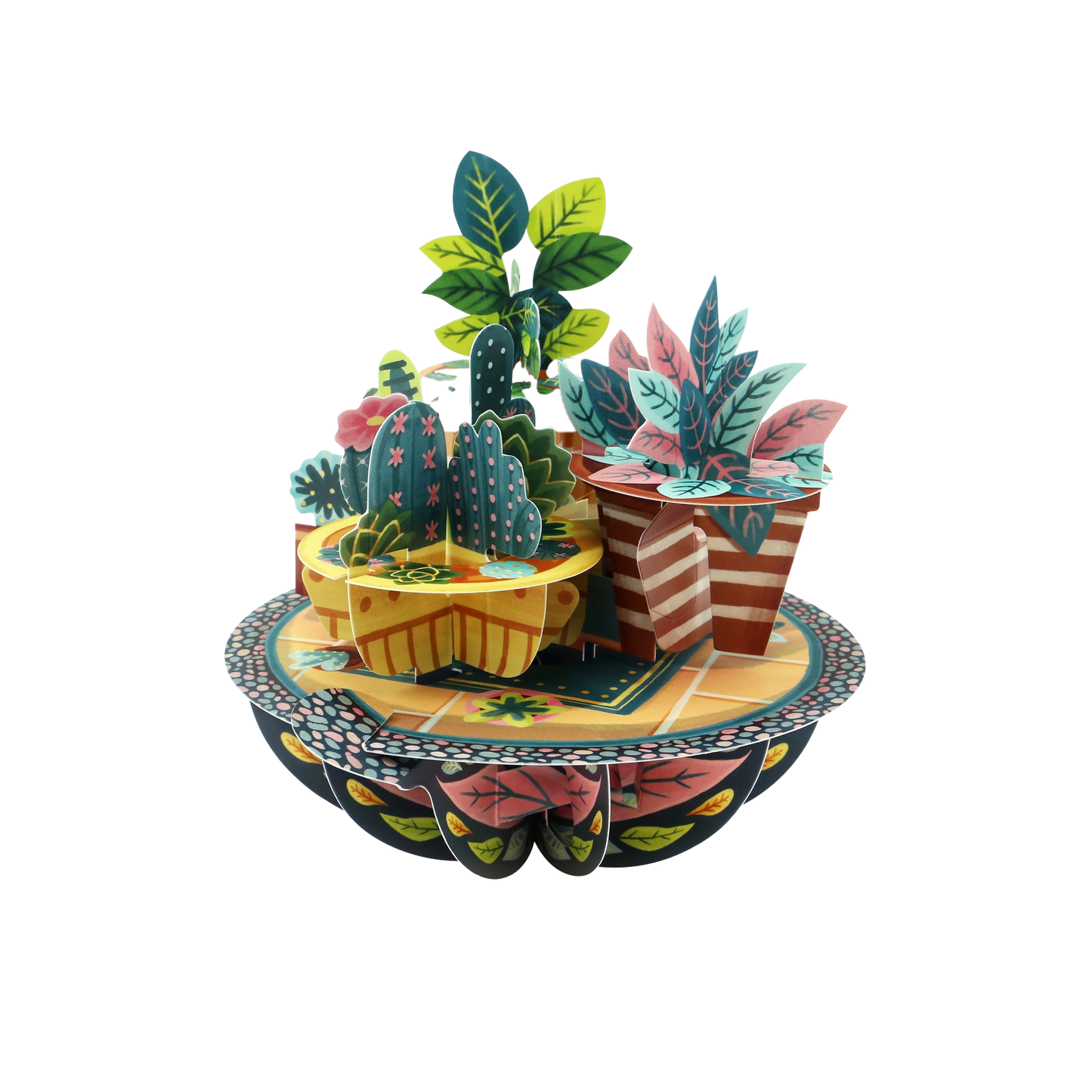 Pirouette Potted Plants Card