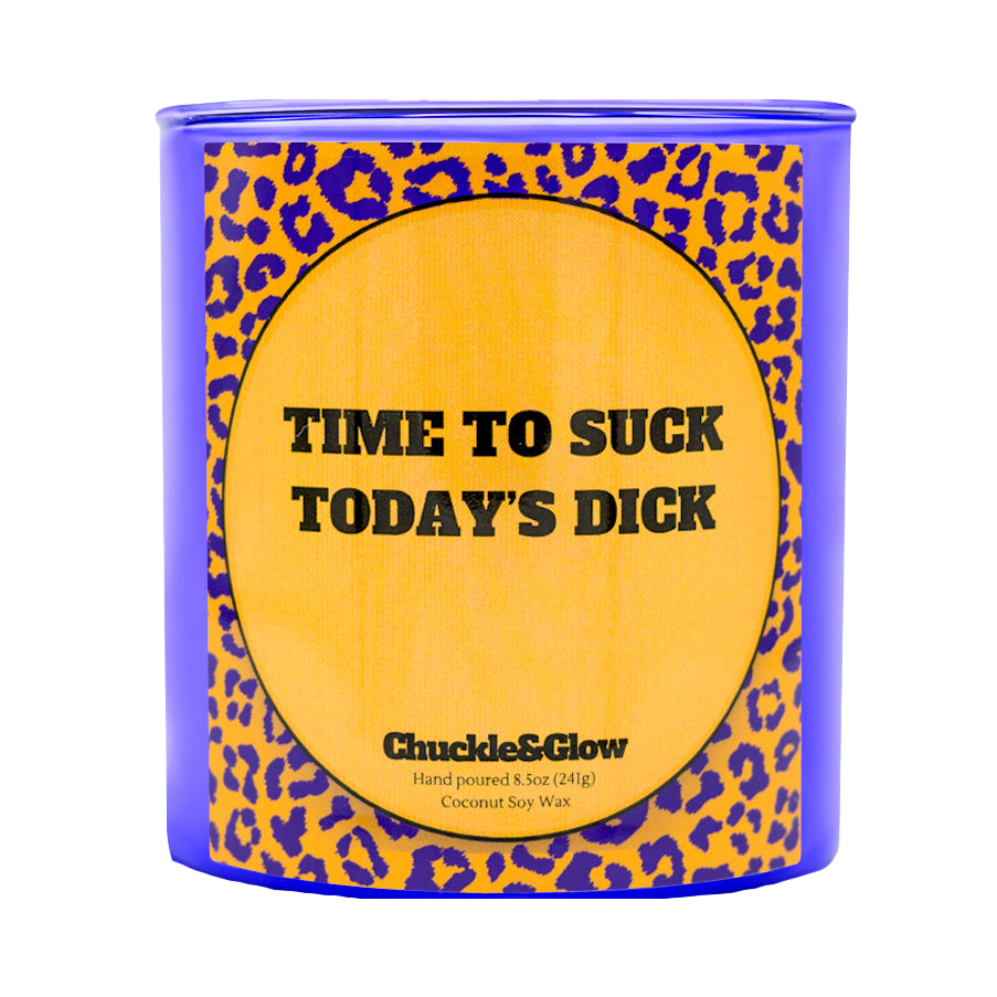 Time to Suck Today's Dick Candle