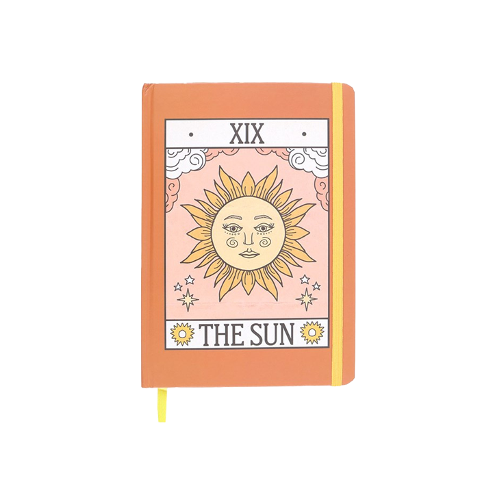 The Sun Vintage Tarot Card A5 Notebook