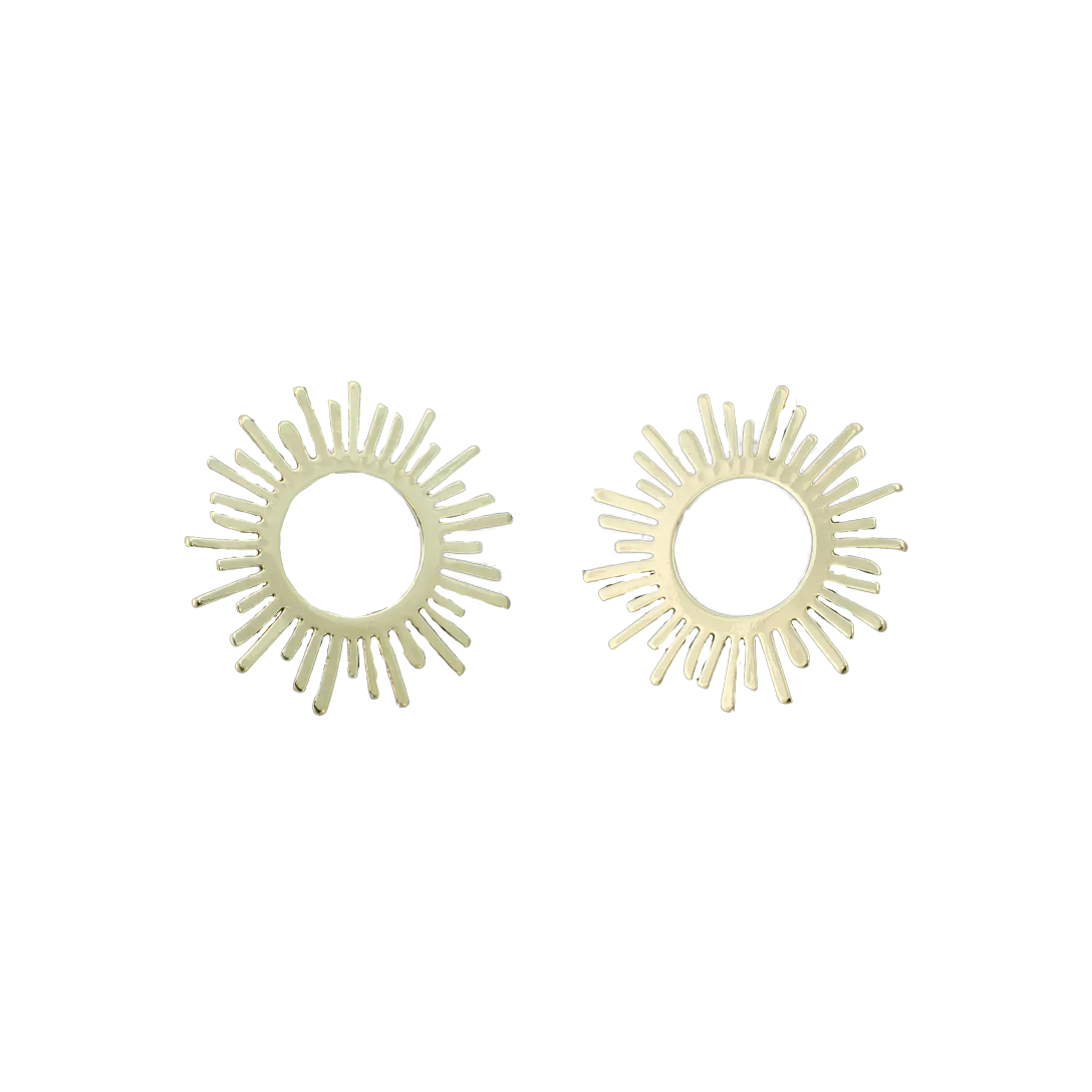 Sunburst Post Earrings