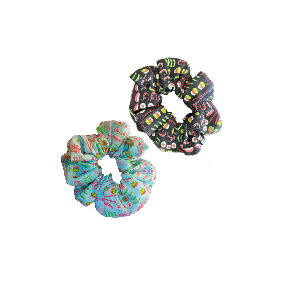 Sushi Handmade Scrunchy