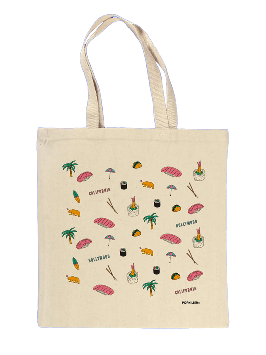 Pop Sushi and Tacos Tote Bag