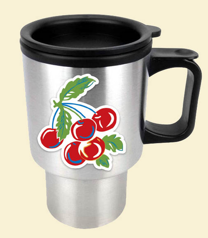 Sweet Cherries Retro Sticker