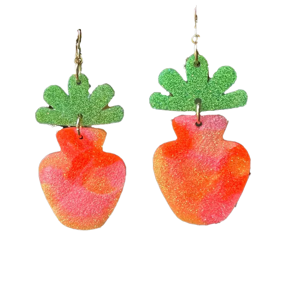 Citrus Swirl Simone Dangle Earrings