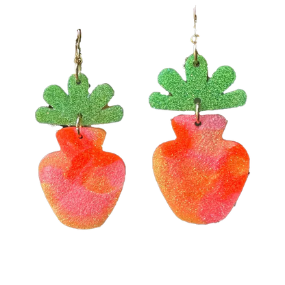 Citrus Swirl Simone Dangle Earrings