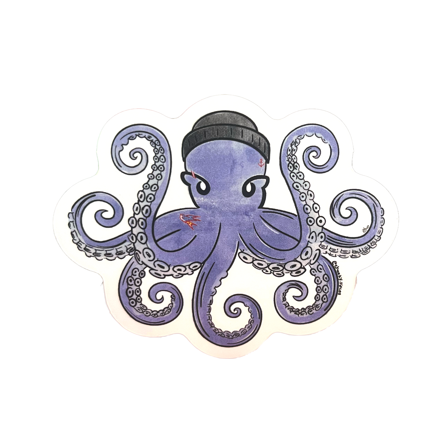 Large Tako the Octo Sticker