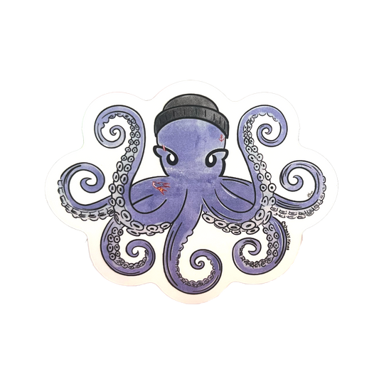 Large Tako the Octo Sticker