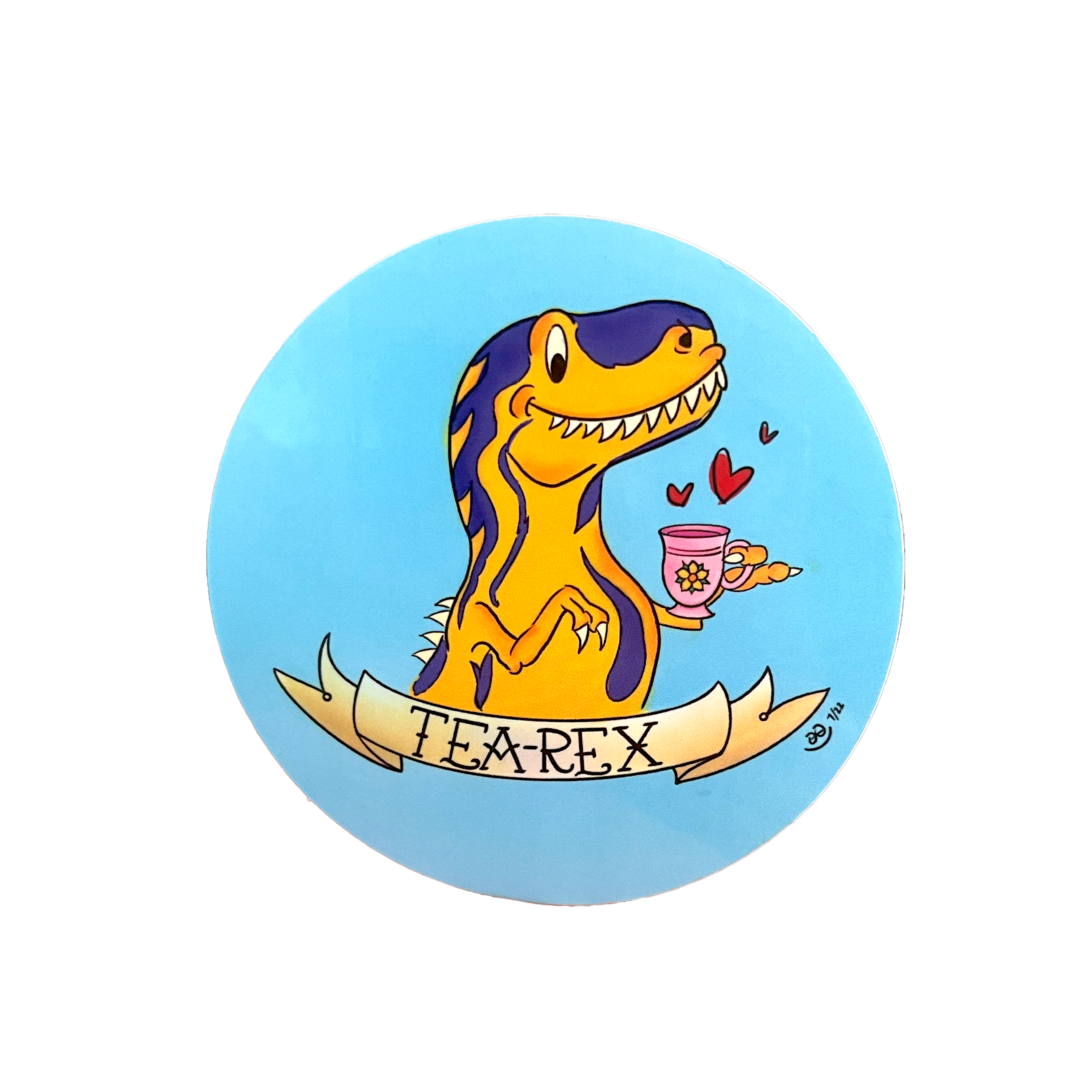 Tea-Rex Sticker – Songbird Boutique