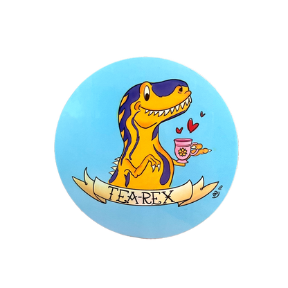 Tea-Rex Sticker