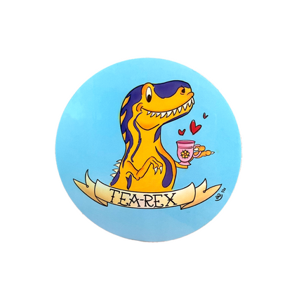 Tea-Rex Sticker