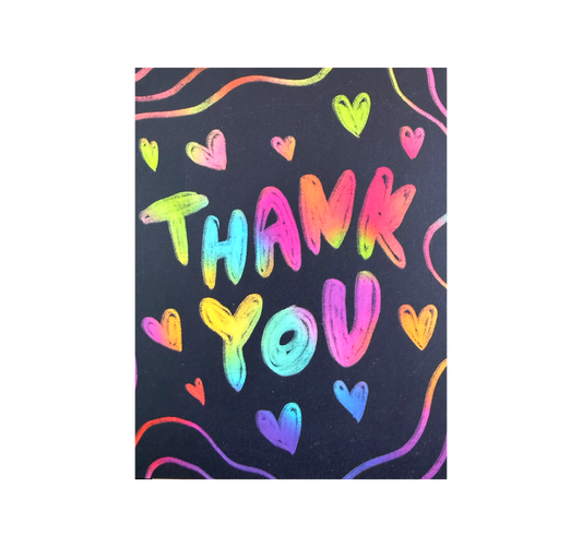 Polychromatic Thank You Card