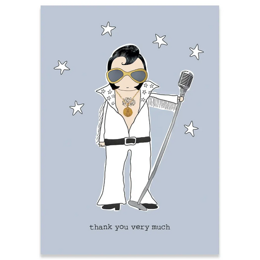 Elvis Thank You Card