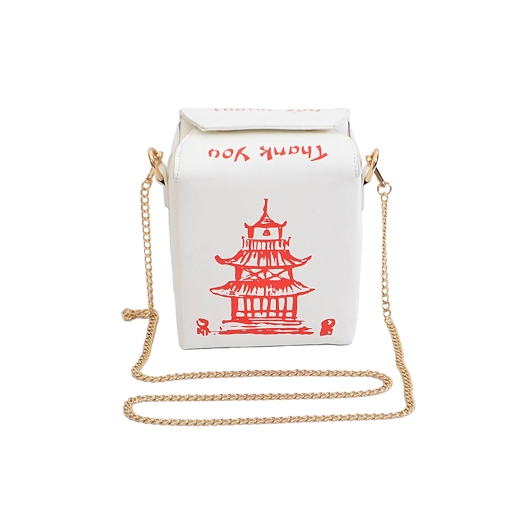 Chinese Food Inspired Take Out Box Purse