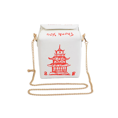 Chinese Food Inspired Take Out Box Purse