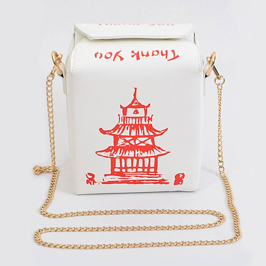 Chinese Food Inspired Take Out Box Purse