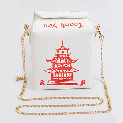 Chinese Food Inspired Take Out Box Purse