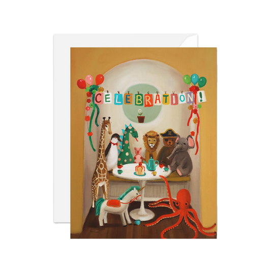 The Tea Party Blank Card