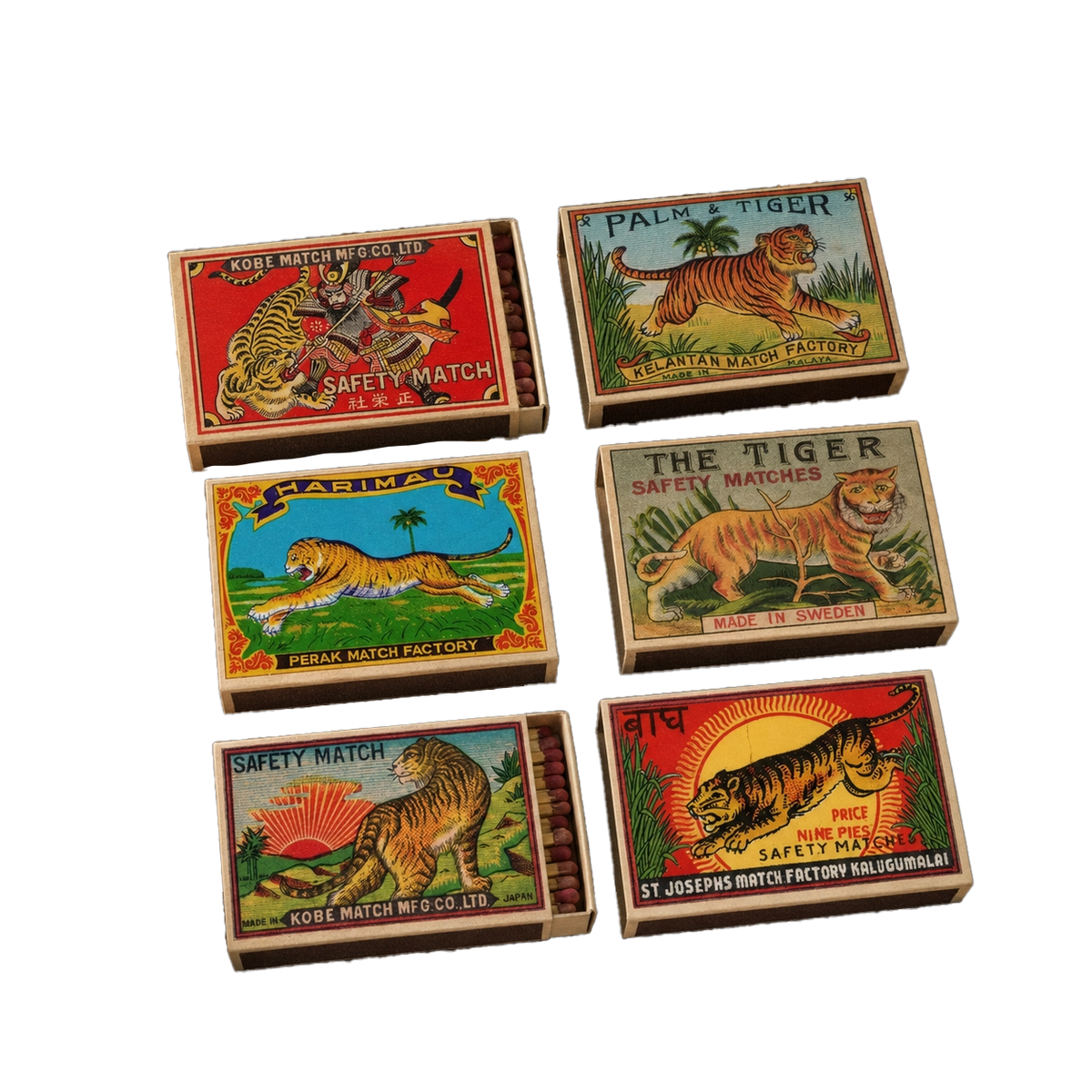 Tiger Mini Matchbox