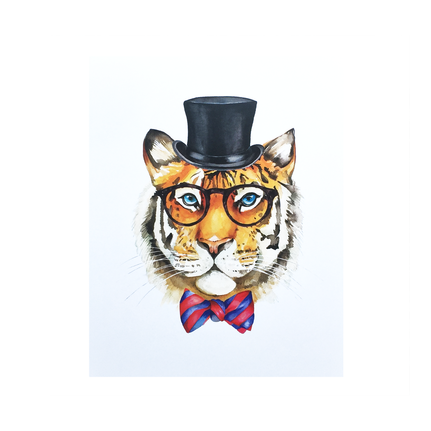 Top Hat Tiger Print