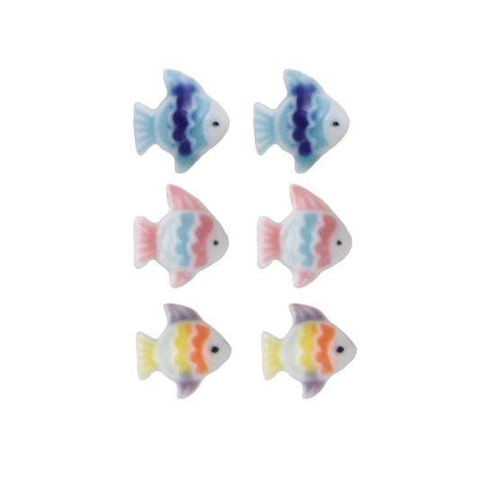 Tiny Tropical Fish Post Earrings
