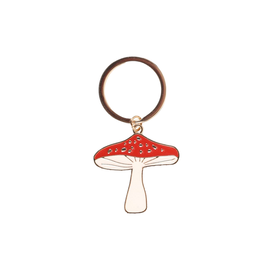 Lucky Toadstool Keyring