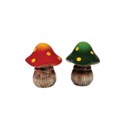 Woodland Mushroom Salt and Pepper Shakers