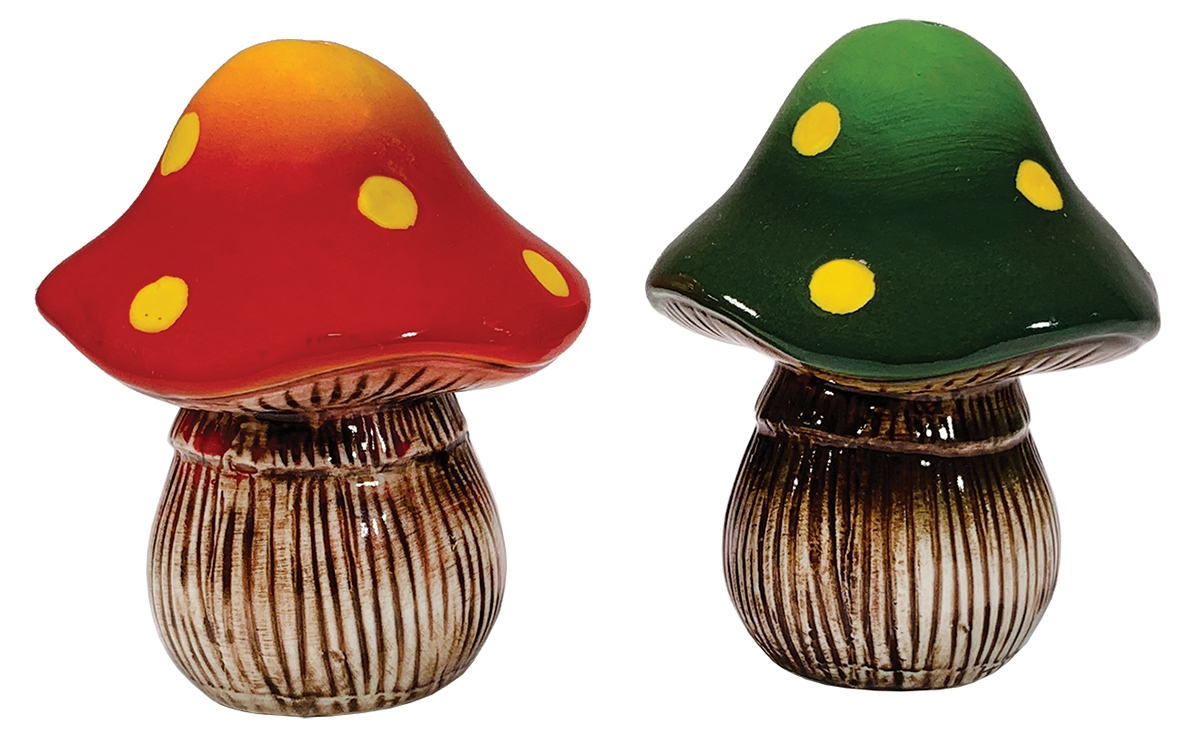Woodland Mushroom Salt and Pepper Shakers