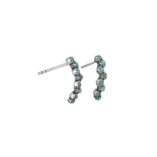 Turquoise Sterling Silver Dangle Earrings