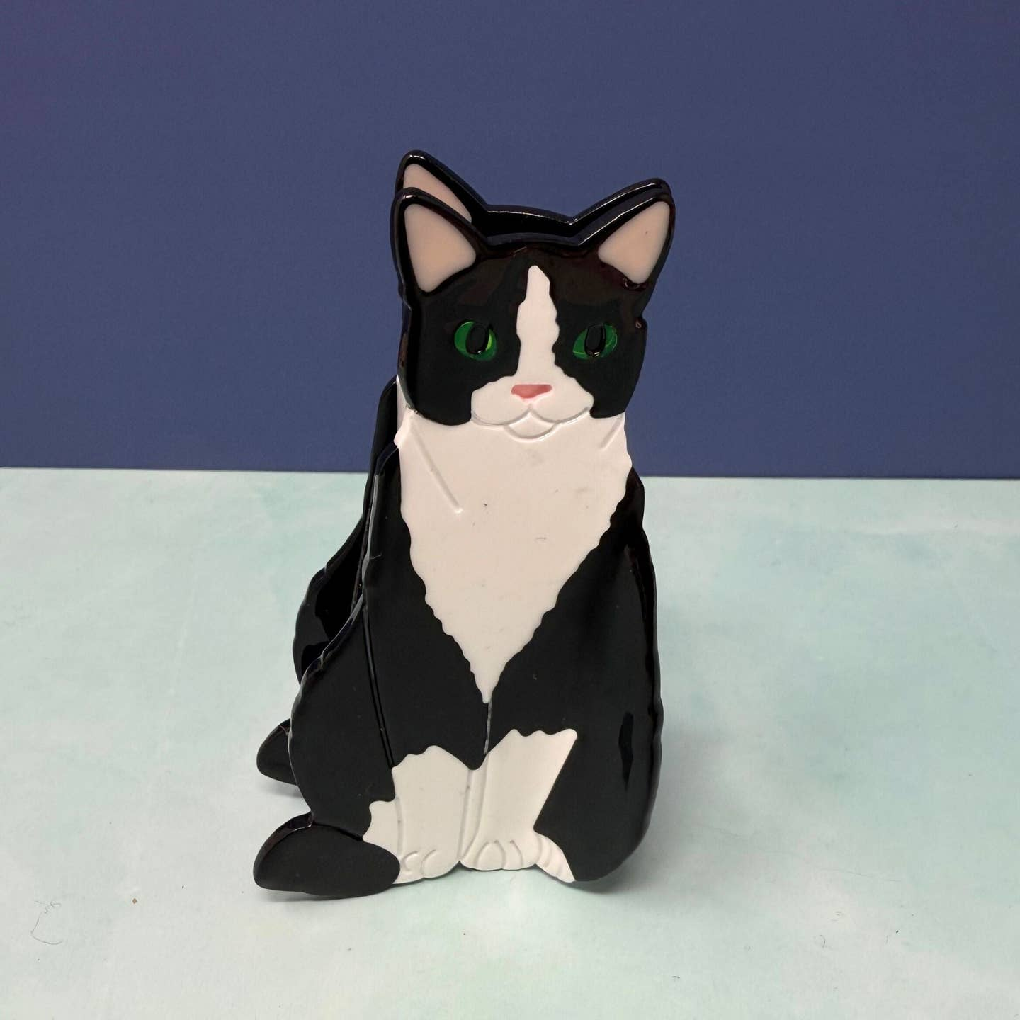 Tuxedo Cat Hair Claw Clip