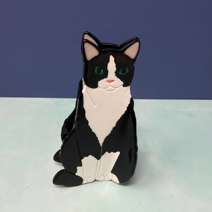 Tuxedo Cat Hair Claw Clip