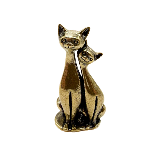 Brass Twin Cats