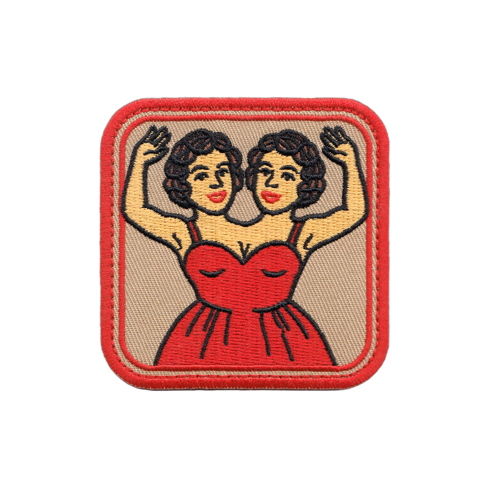 Conjoined Hilton Twins Circus Patch
