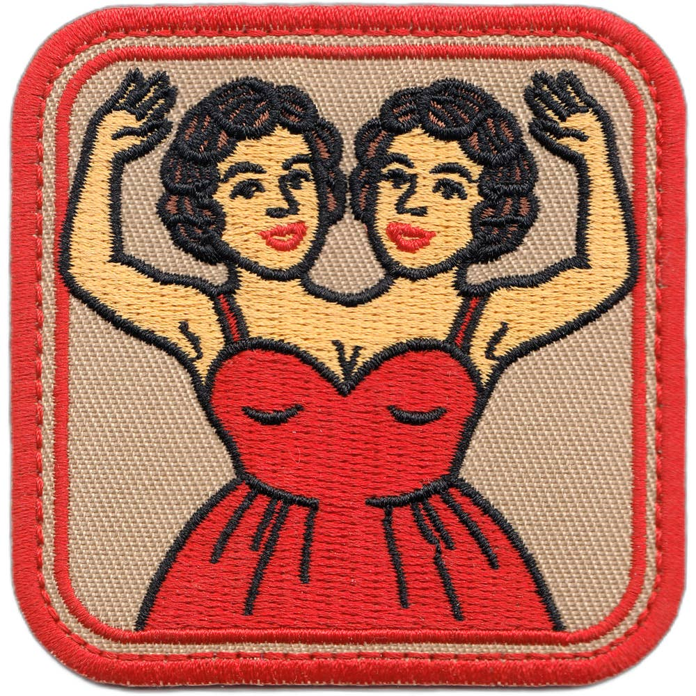 Conjoined Hilton Twins Circus Patch