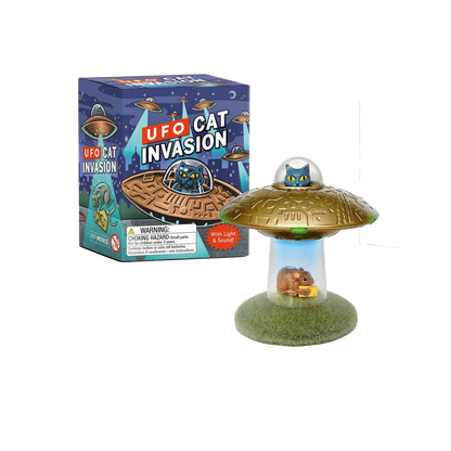 UfO Cat Abduction Toy with Light and Sound