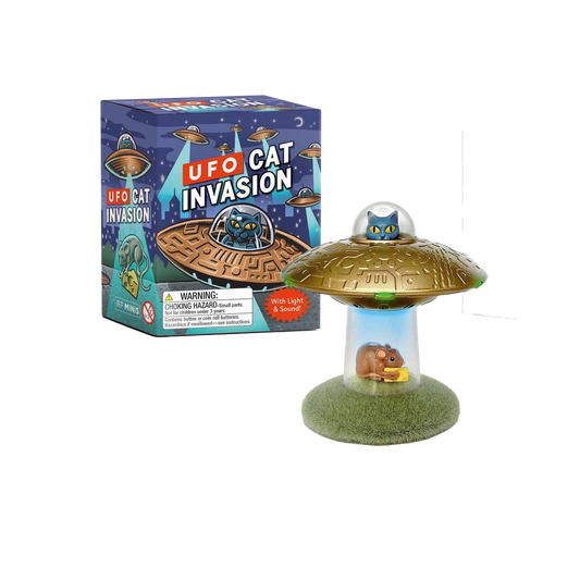 UfO Cat Abduction Toy with Light and Sound